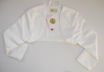 Eisend Kinder Mädchen Bolero Duchesse ivory