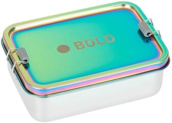 Lässig Bold Brotdose Lunchbox Edelstahl Rainbow