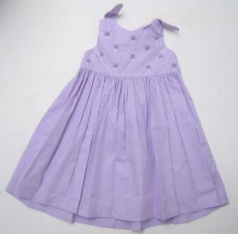 MALVI Blumenkind Kinder Mädchen Kleid festlich Emma lila