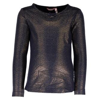 NONO Kinder Mädchen T-Shirt blau-gold