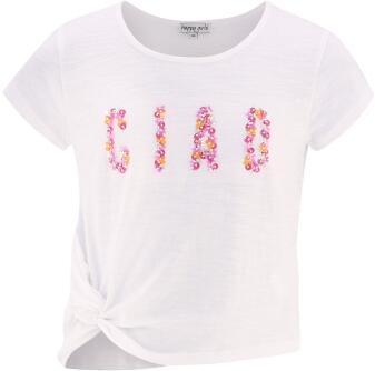 Happy Girls Teens Mädchen Shirt Ciao weiß pink