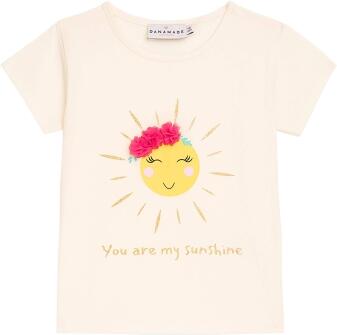 Danamade Kinder Mädchen Shirt Sunshine ecru