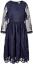 Happy Girls Teens Kleid Kinderkleid festlich Konfirmation Iris blau
