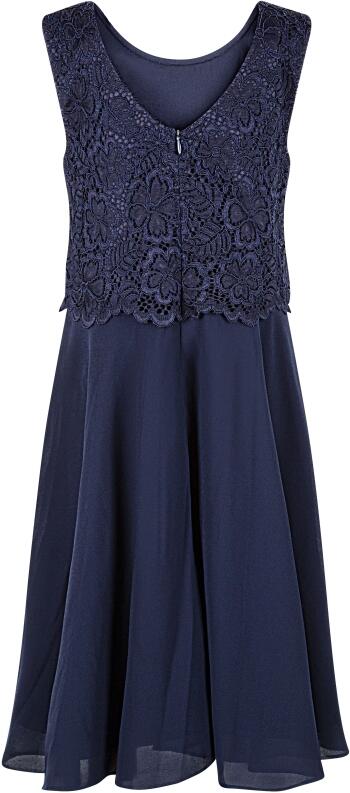 Happy Girls Mädchen Kleid festlich Konfirmation Elina blau