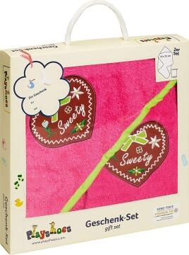 Playshoes Geschenk-Set Baby Sweety pink