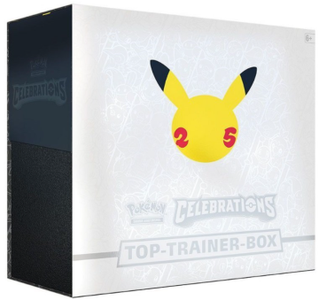 Pokemon Celebrations Top-Trainer-Box deutsch