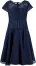 Happy Girls Teens Kleid festlich Konfirmation Spitze blau