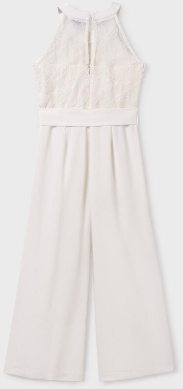 Mayoral festlicher Teens Mädchen Jumpsuit Kommunion Chiffon ecru