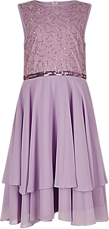Happy Girls festliches Mädchen Kleid Ava flieder