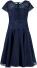 Happy Girls Teens Kleid festlich Konfirmation Spitze blau