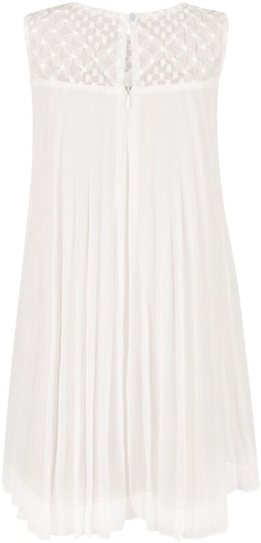 Happy Girls Kommunion Mädchen Kleid Plissee ecru