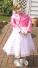 Blumenkind Mädchen Kleid festlich Pink Dotty - mit passendem Bolero