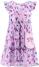 Happy Girls Mädchen Kleid Sommerkleid mit Tasche flieder