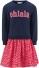 Happy Girls Mädchen Sweat-Kleid Ohlala blau rot