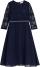 DANAMADE Teens festliches Mädchen Kleid Konfirmation Asya blau