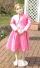 Blumenkind Mädchen Kleid festlich Pink - mit passendem Bolero