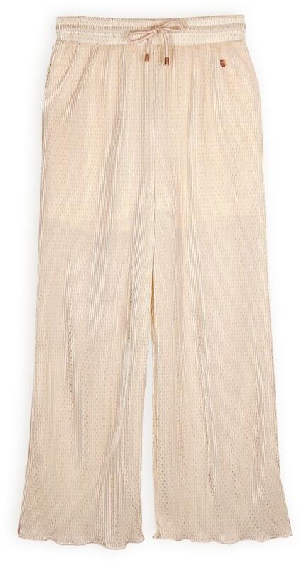 Nono Mädchen Palazzo Hose festlich Plissee light gold