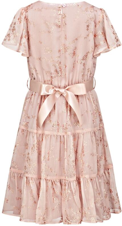 Happy Girls festliches Kinderkleid mit Golddruck Adelina rosegold