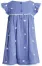 Happy Girls Kinderkleid Sommerkleid Stickerei Blumen jeans blau