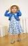 Pezzo Doro Kinder Kleid Gänseblümchen