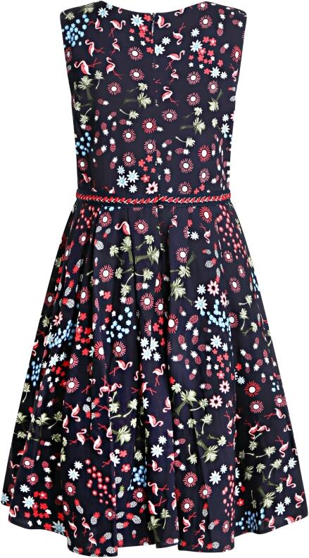 Happy Girls Mädchen Kleid Sommerkleid Tropical blau