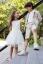 Le Chic Mädchen Kleid Kinderkleid festlich mit Spitze ecru