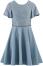 Happy Girls festliches Teens Kleid Konfirmation Romy taubenblau