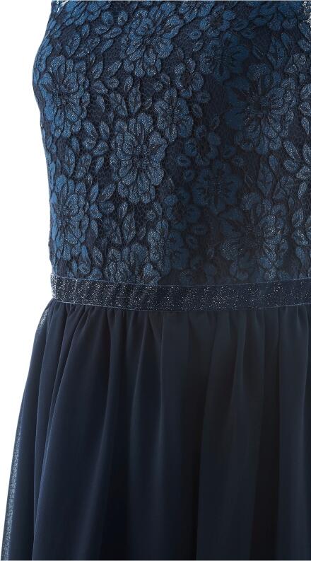 Happy Girls festliches Teens Mädchen Kleid Konfirmation blau