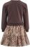 Happy Girls Mädchen Sweat-Kleid braun hinten