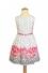Sommerkleid Mädchen Kleid Tulpen pink
