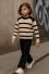 DANAMADE Teens Mädchen Strick Pullover Tea Ecru