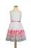 Sommerkleid Mädchen Kleid Tulpen pink