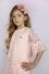 Le Chic Mädchen Kleid festlich Spitze rosa