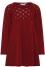 minymo Mädchen Kleid Strickkleid rot