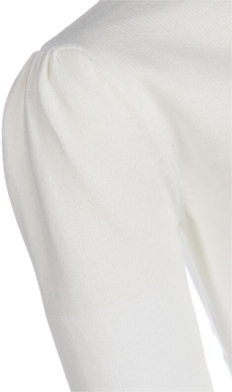 Happy Girls Kinder Strickjacke Bolero Schmuckknöpfe ecru