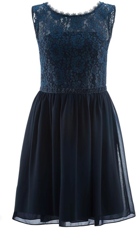 Happy Girls festliches Teens Mädchen Kleid Konfirmation blau