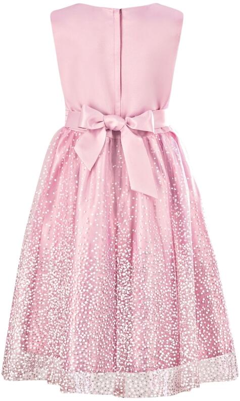 Happy Girls festliches Kinderkleid Blumenkind Lia Punkte rosa