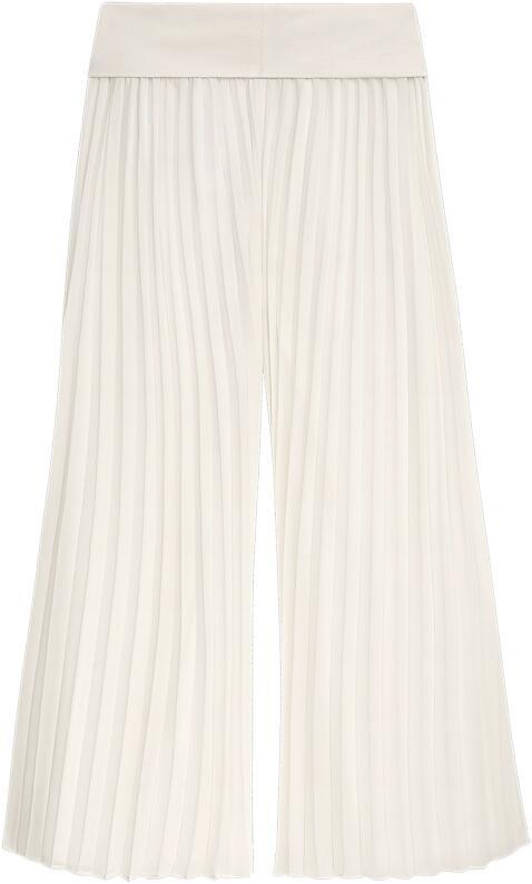 Danamade Teens Mädchen Hose festlich Plissee ecru