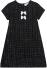DANAMADE Teens Mädchen Kleid festlich Tweed schwarz
