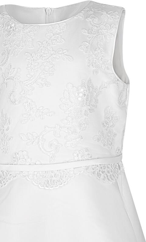 Eisend Girls klassisches Kommunionkleid Sabia weiß