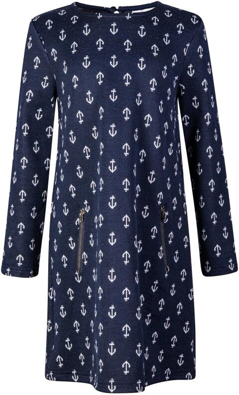 Happy Girls Kinderkleid Anker blau weiß