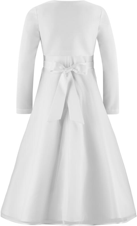 Eisend Girls klassisches Kommunionkleid Bente weiß