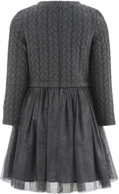 Happy Girls Mädchen Kleid Kinderkleid anthrazit