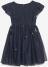 Creamie Mädchenkleid festlich Mesh blau