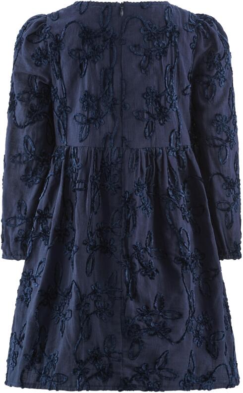 Happy Girls Mädchen Kinder Kleid festlich Floral blau hinten