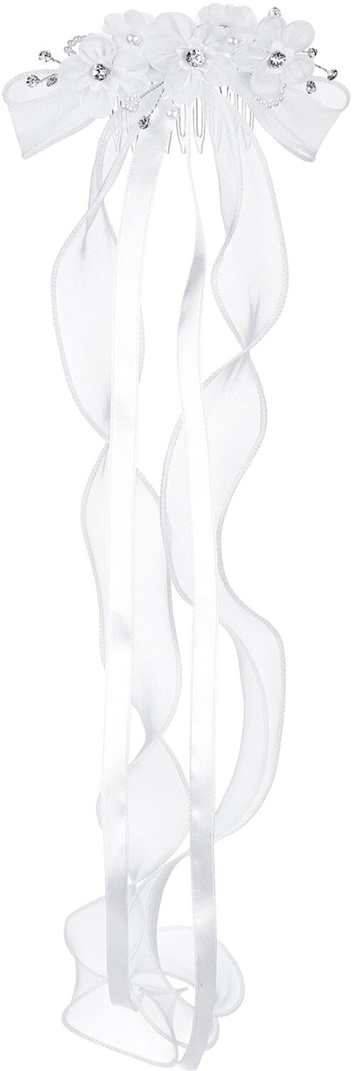 DANAMADE Kommunion Haargesteck Elonie wei&szlig;