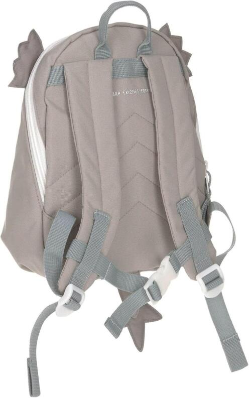 Lässig Kindergartenrucksack Dragon grau hinten