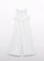 abel & lula Mädchen Jumpsuit festlich Schleife ecru