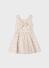 mayoral Mädchen Kleid Sommerkleid Punkte beige