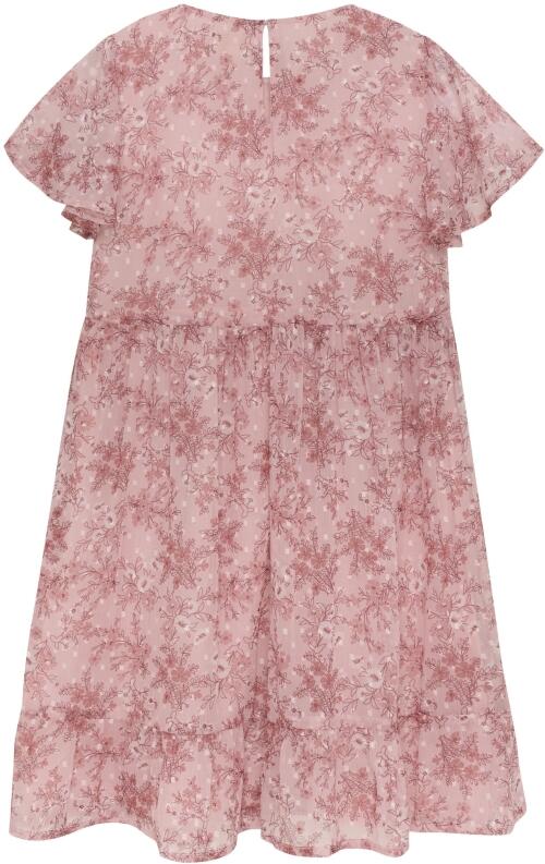 Creamie Mädchen Kleid Sommerkleid Flower rosa
